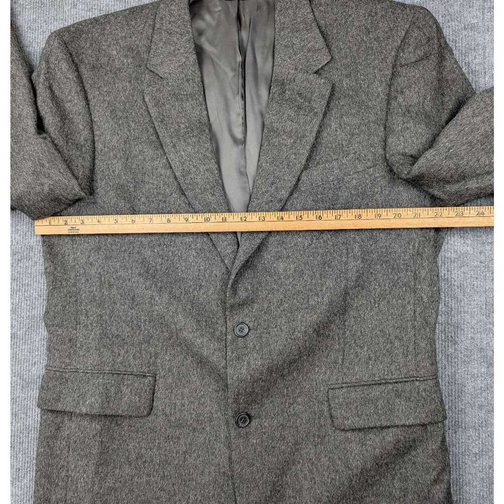 Jos A Bank Blazer Mens 43L Gray Camel Quiet Luxury Timeless Career Sport Coat